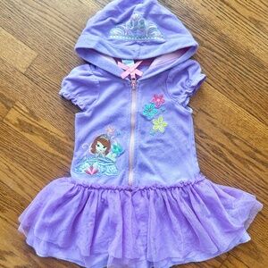 Sophia the first swim cover Disney store size 2